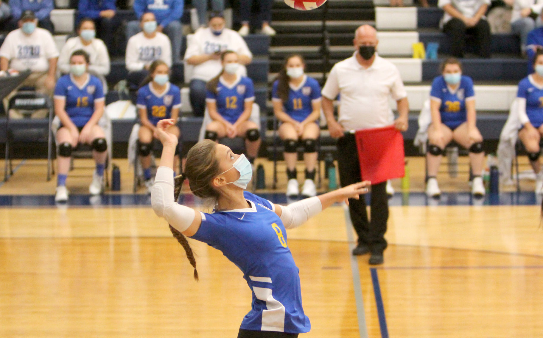 McDonell volleyball vs Prentice at Division 4 state semifinals 11-7-20